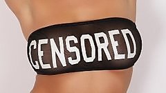 Megan on Alluring Vixens in the famous censored top.